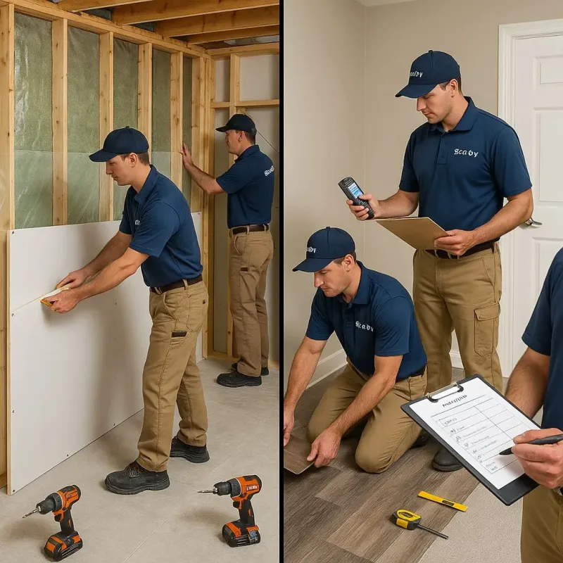 Repairs and Reconstruction process in Laurel, DE